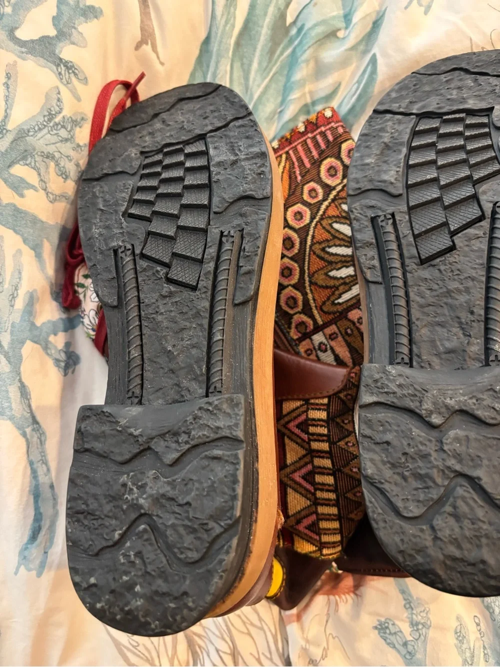 Patchwork Boots from Socofy ZIP UP
